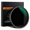 Filtro de Densidad Neutra Variable 58 mm K&F Concept ND8 - ND2000