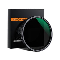 Filtro de Densidad Neutra Variable 77 mm K&F Concept ND8-ND200