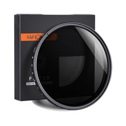 Filtro DN Variable 58 mm Slim K&F Concept ND2-ND400 para Canon