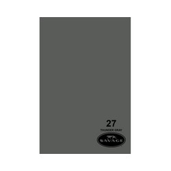 Fondo de Papel Thunder Gray (Gris) Savage 2.72 x 11 m